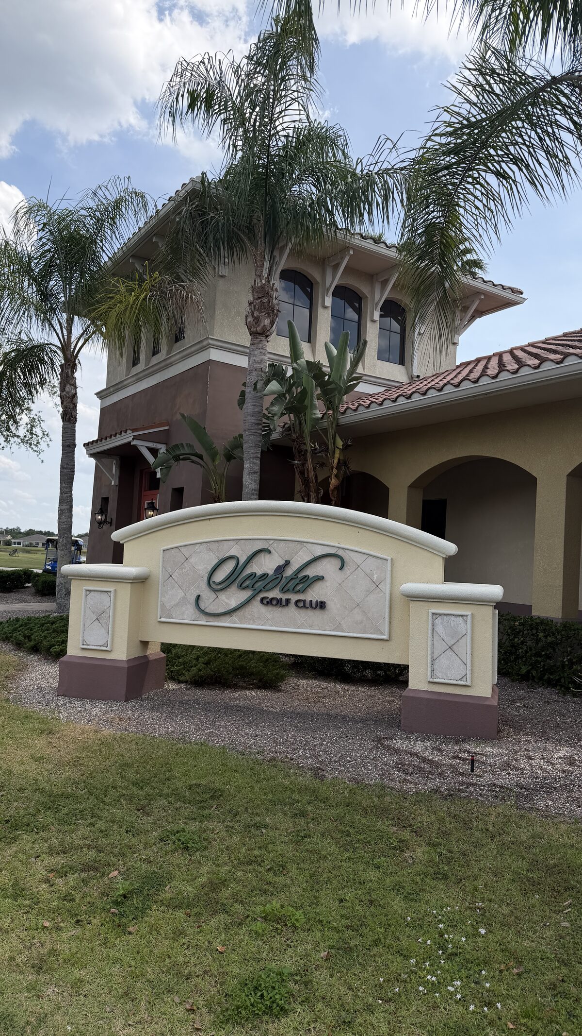 Scepter Golf Club monument